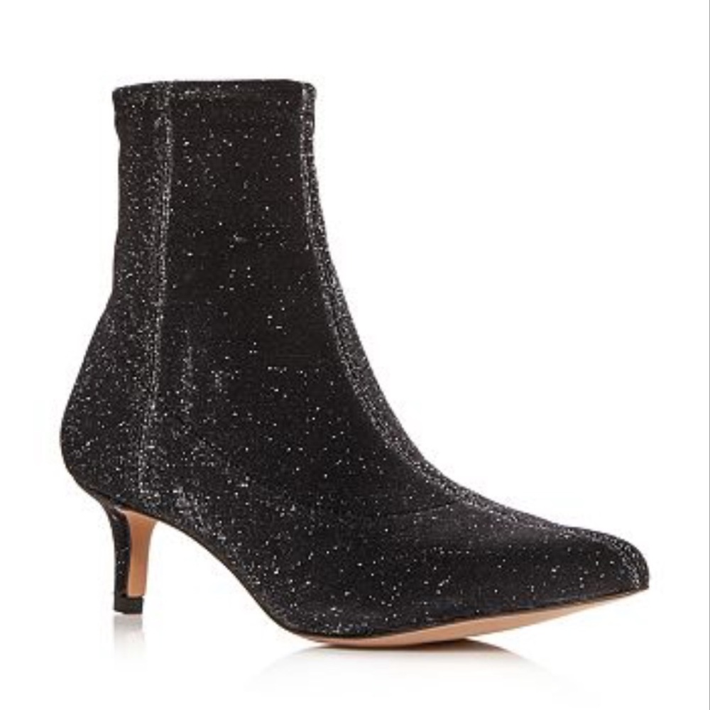 Rebecca Minkoff Sayres Bootie in Black Glitter